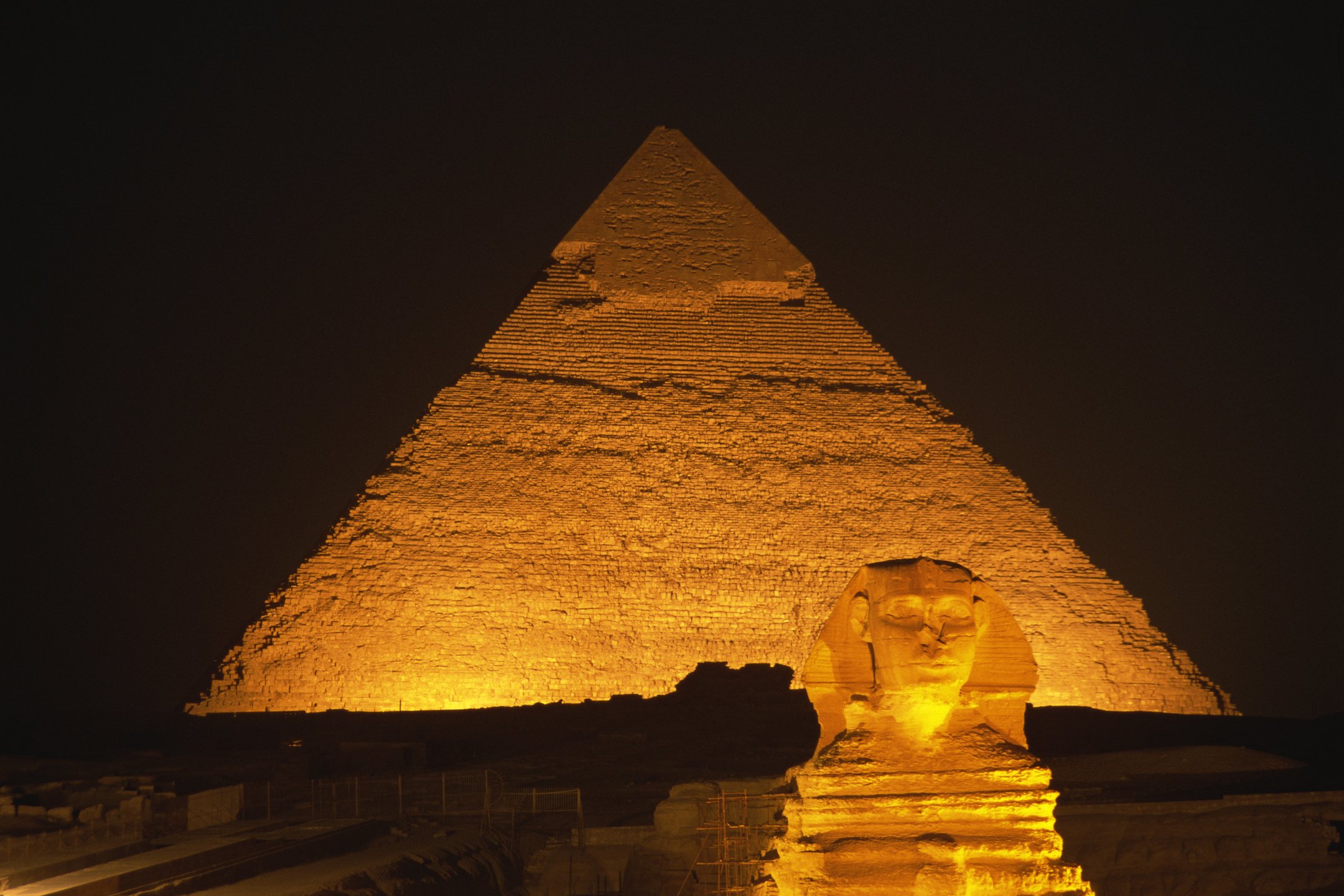 Giza Pyramids , Cairo , Egypt